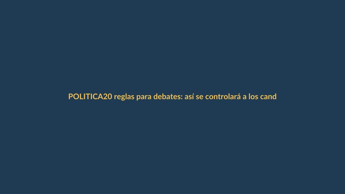 20 reglas para debates: así se controlará a los candidatos en Loja