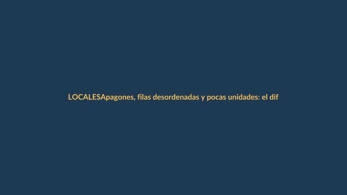 Apagones, filas desordenadas y pocas unidades: el difícil panorama del Corredor Central Norte