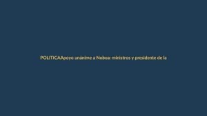Apoyo unánime a Noboa: ministros y presidente de la Asamblea respaldan consulta popular