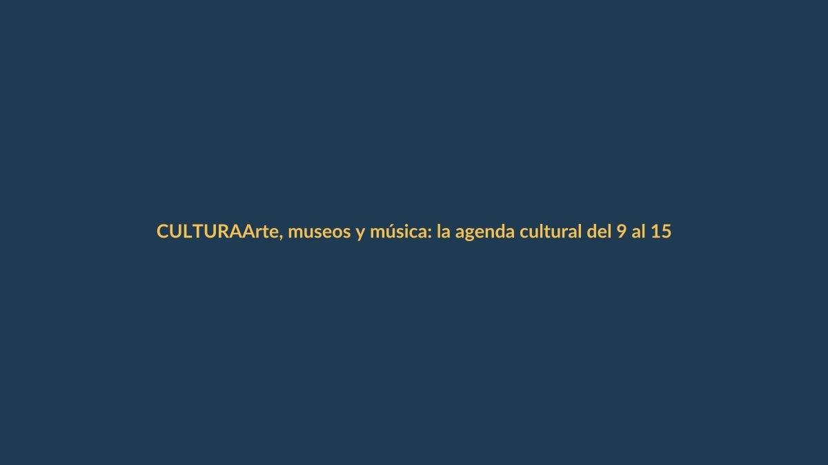 Arte, museos y música: la agenda cultural del 9 al 15 de octubre en Ecuador