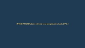 Calor extremo en la peregrinación: hasta 34°C durante la visita del Papa León XIV a España