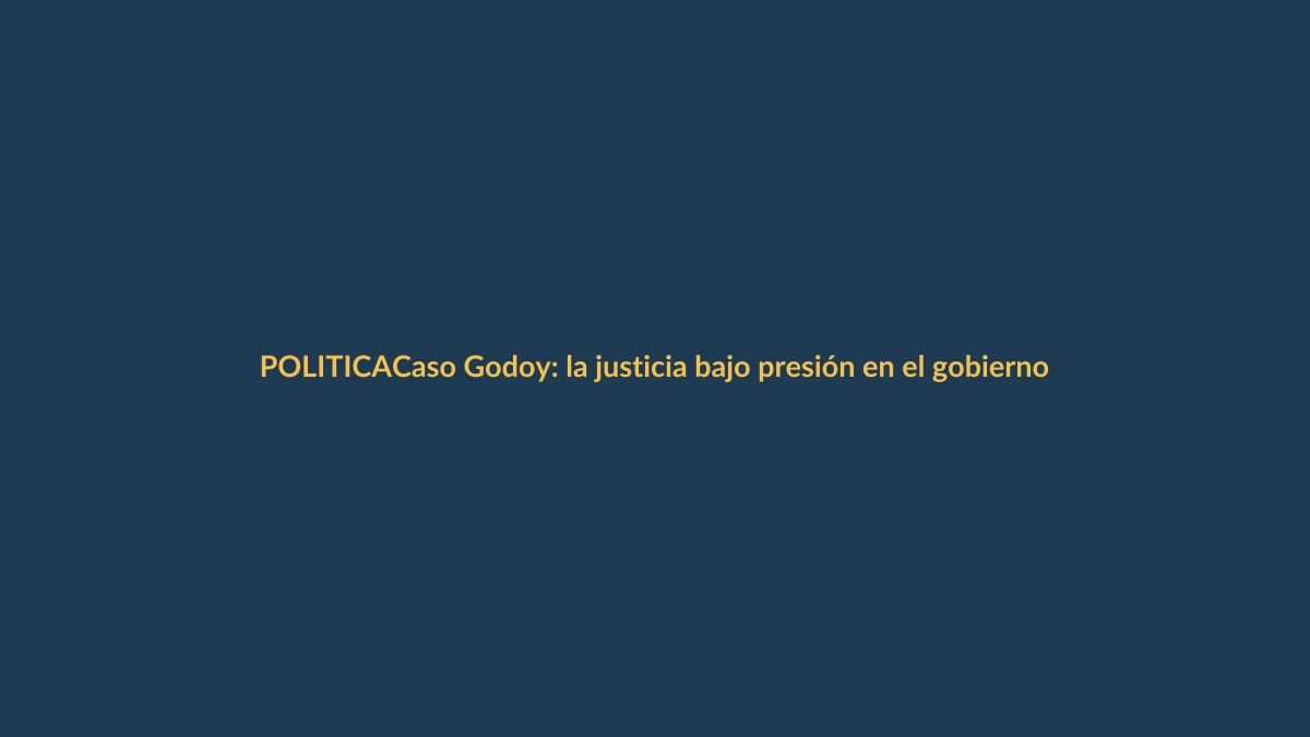 Caso Godoy: la justicia bajo presión en el gobierno de Noboa