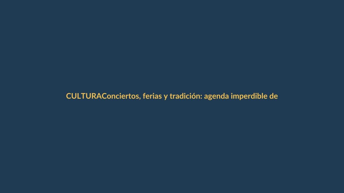 Conciertos, ferias y tradición: agenda imperdible de las Fiestas de Cuenca 2024