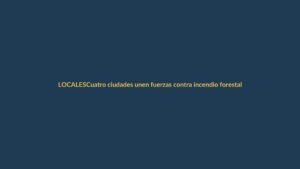 Cuatro ciudades unen fuerzas contra incendio forestal en Loja