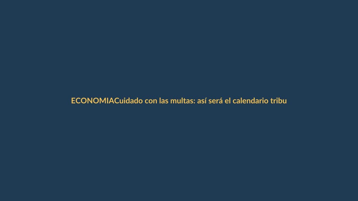 Cuidado con las multas: así será el calendario tributario del SRI en 2025
