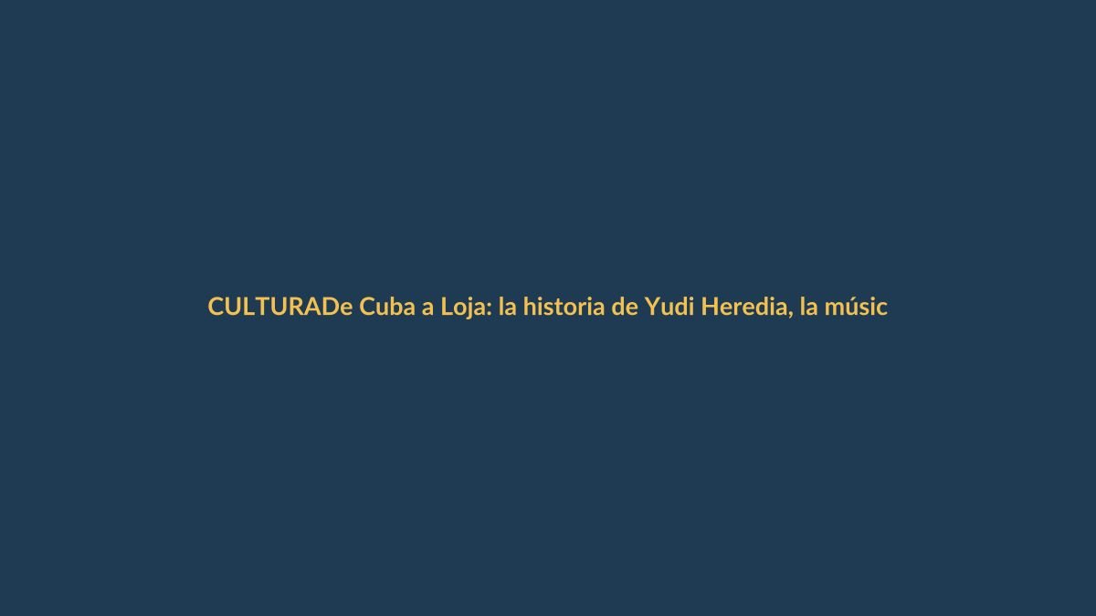 De Cuba a Loja: la historia de Yudi Heredia, la música que dirige la orquesta de Rosalía