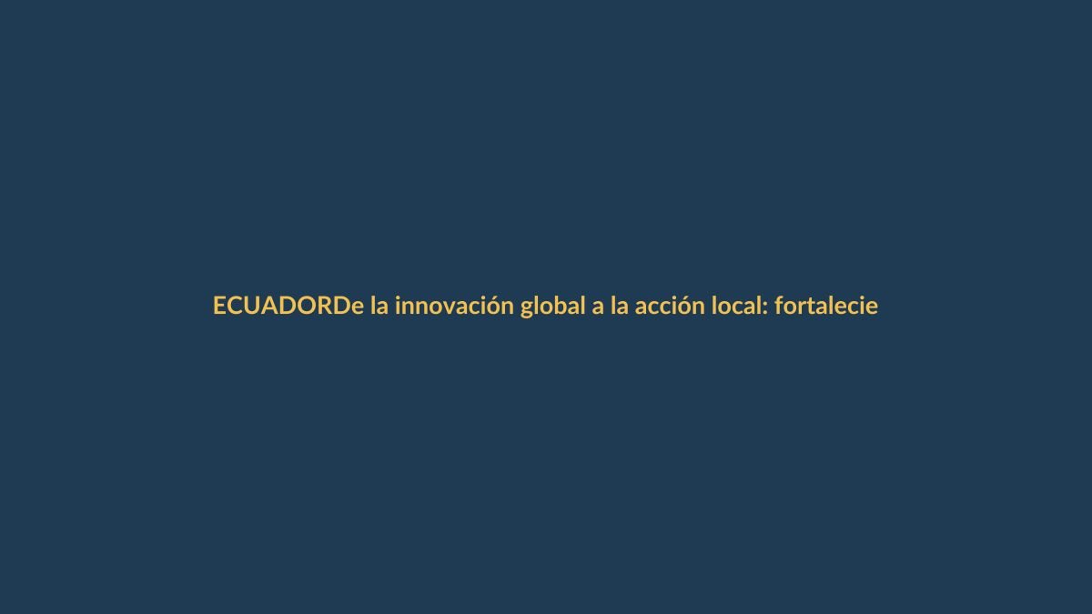 De la innovación global a la acción local: fortaleciendo capacidades en Loja para la prevención y control de incendios forestales