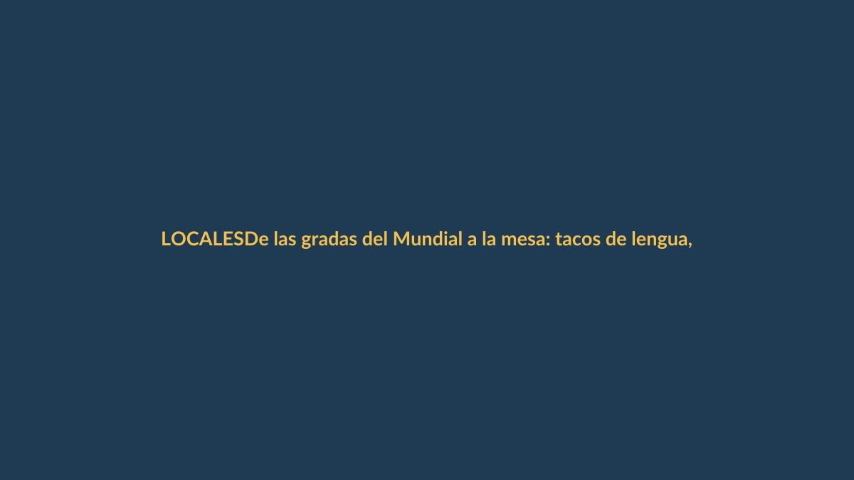 De las gradas del Mundial a la mesa: tacos de lengua, cocodrilo empanado y paellas con chorizo llegan a Loja
