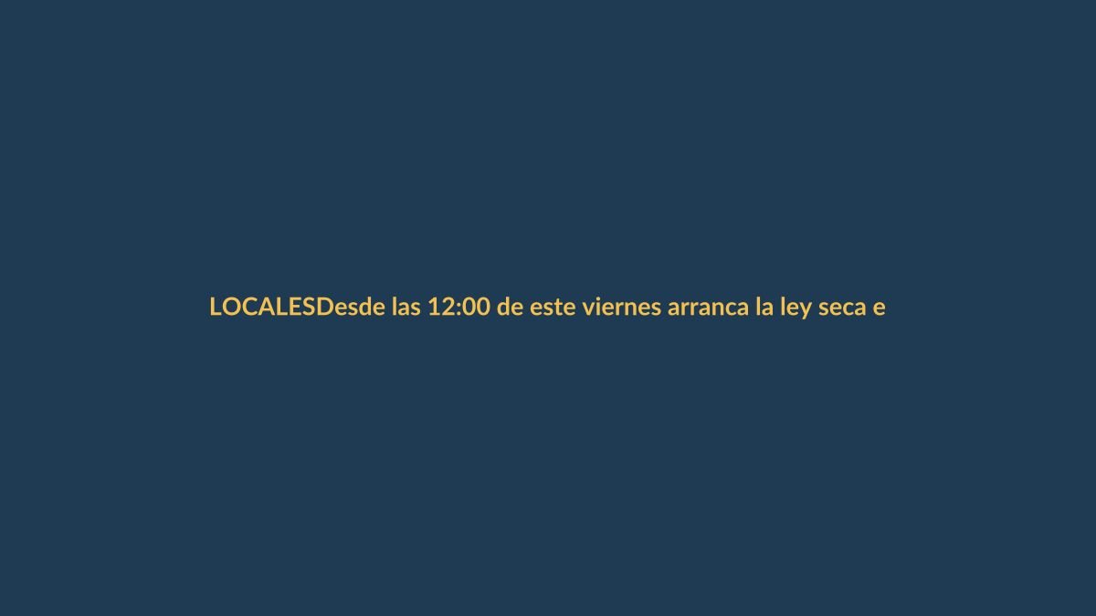 Desde las 12:00 de este viernes arranca la ley seca en Ecuador