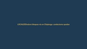 Deslave bloquea vía en Chipianga: conductores quedan varados