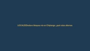 Deslave bloquea vía en Chipianga: ¿qué rutas alternas tomar?