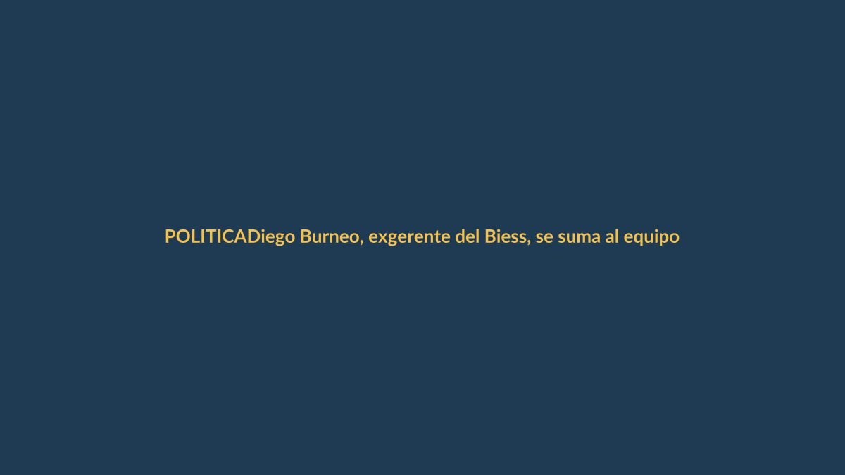 Diego Burneo, exgerente del Biess, se suma al equipo de Juan Carlos Vega en Economía