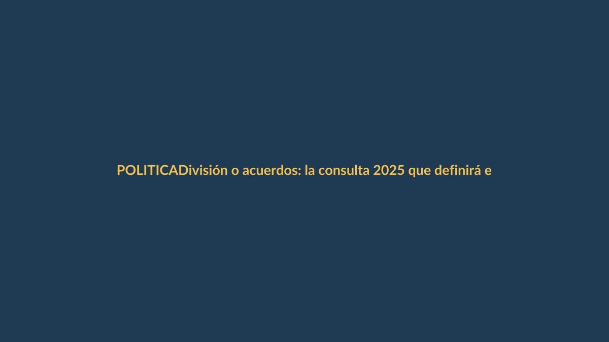 División o acuerdos: la consulta 2025 que definirá el rumbo de Ecuador