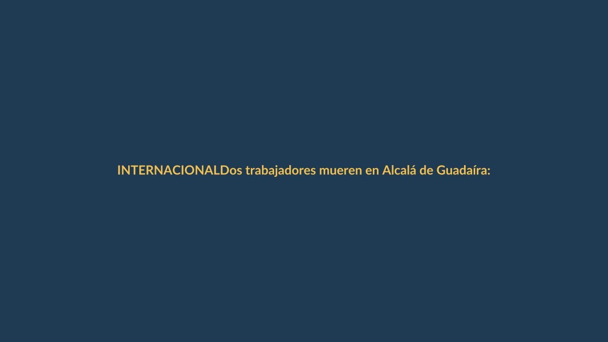 Dos trabajadores mueren en Alcalá de Guadaíra: ¿Qué riesgos hay en Loja?