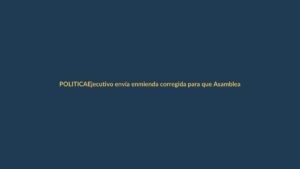 Ejecutivo envía enmienda corregida para que Asamblea elija autoridades del CNE
