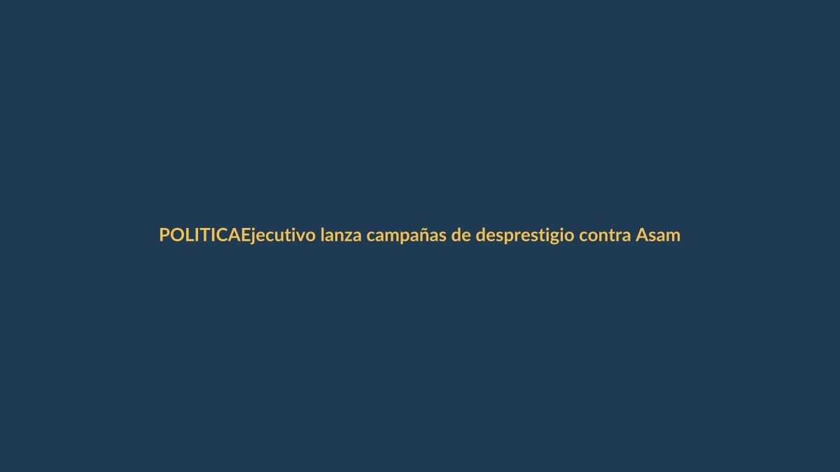 Ejecutivo lanza campañas de desprestigio contra Asamblea, Judicatura y Corte Constitucional