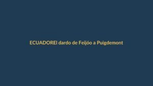El dardo de Feijóo a Puigdemont