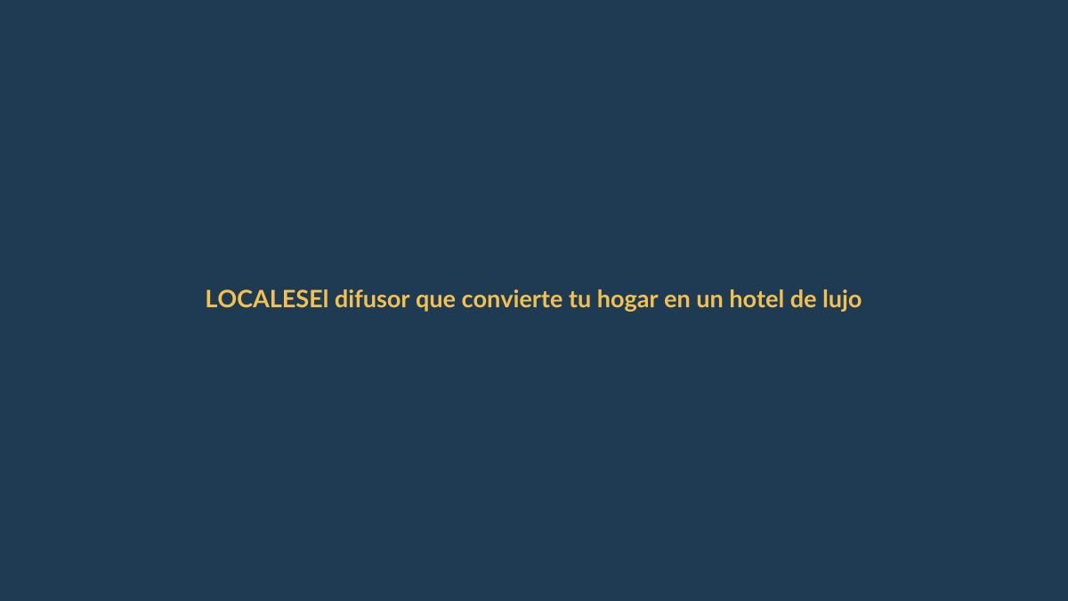El difusor que convierte tu hogar en un hotel de lujo