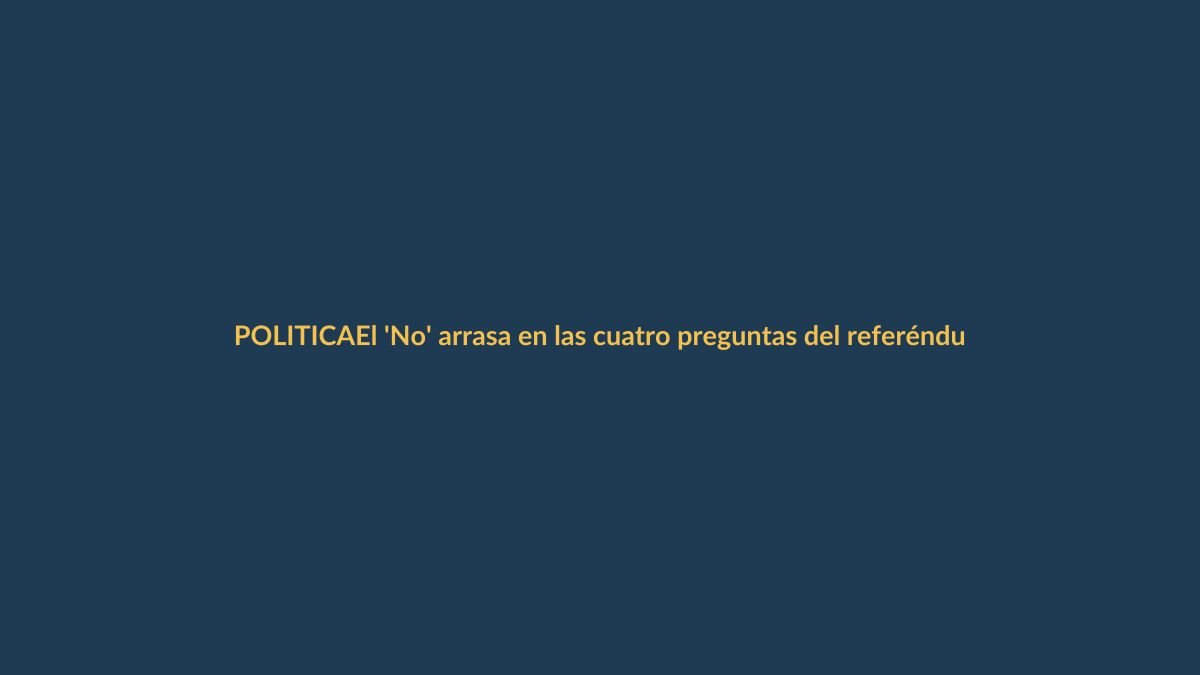 El ‘No’ arrasa en las cuatro preguntas del referéndum en Ecuador