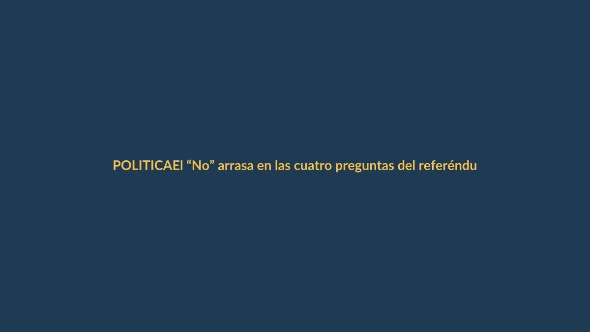 El “No” arrasa en las cuatro preguntas del referéndum en Ecuador