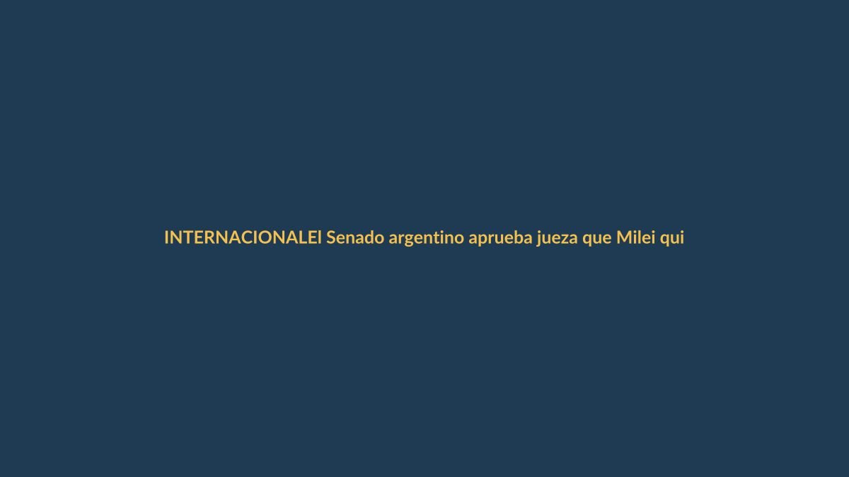 El Senado argentino aprueba jueza que Milei quiso vetar: ¿qué impacto tiene en Ecuador?