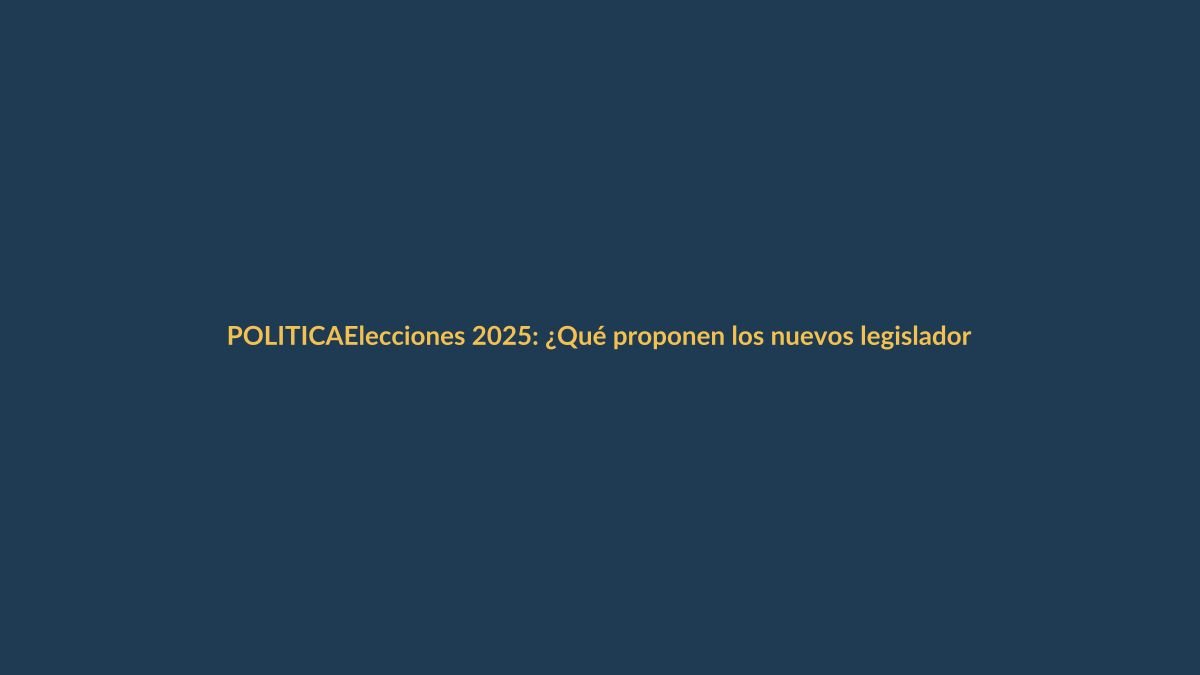 Elecciones 2025: ¿Qué proponen los nuevos legisladores para Loja?