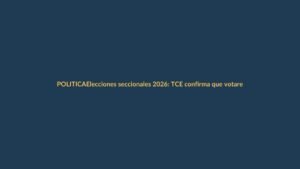 Elecciones seccionales 2026: TCE confirma que votaremos el 29 de noviembre