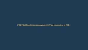 Elecciones seccionales del 29 de noviembre: el TCE confirma que la fecha no altera las reglas