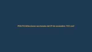 Elecciones seccionales del 29 de noviembre: TCE confirma que cambio de fecha no afecta reglas