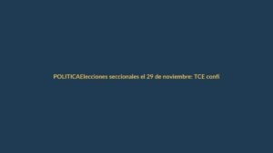 Elecciones seccionales el 29 de noviembre: TCE confirma que cambio de fecha no afecta las reglas