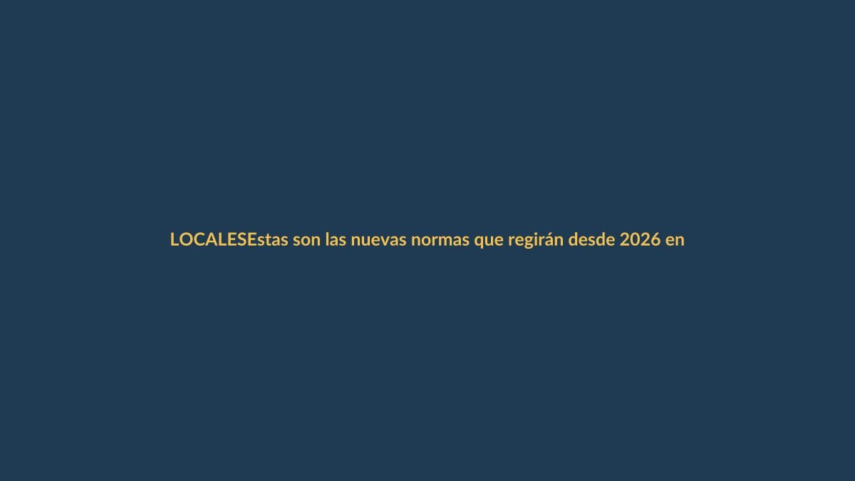 Estas son las nuevas normas que regirán desde 2026 en Ecuador