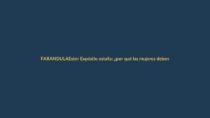 Ester Expósito estalla: ¿por qué las mujeres deben ser siempre ‘tranquilas’?