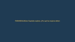 Ester Expósito explota: ¿Por qué las mujeres deben ser ‘calmadas’?