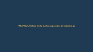 Fallece Emilio Sueños, expanelista de farándula, por un infarto