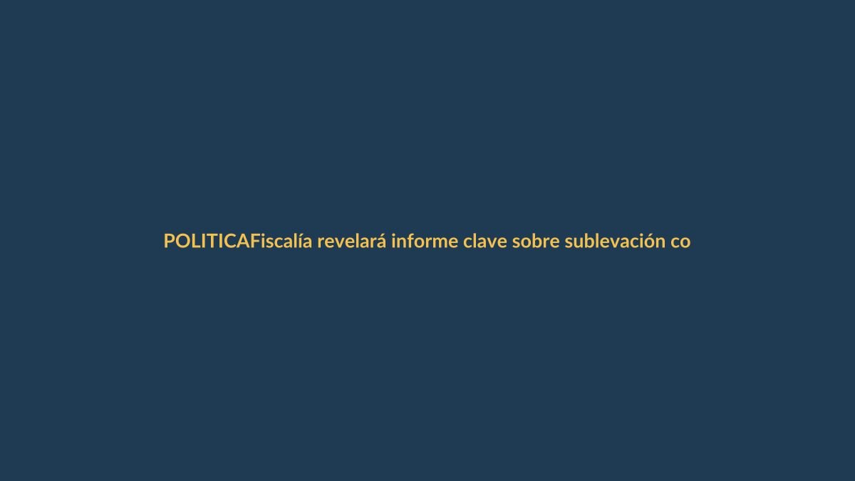 Fiscalía revelará informe clave sobre sublevación contra Correa