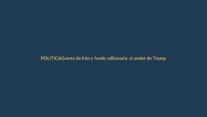 Guerra de Irán y fondo millonario: el poder de Trump se desgasta entre los republicanos
