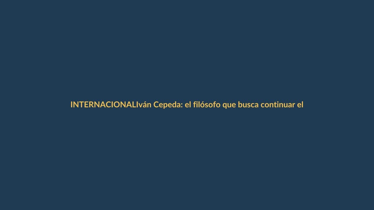 Iván Cepeda: el filósofo que busca continuar el legado de Petro en Colombia
