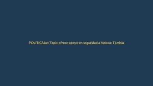 Jan Topic ofrece apoyo en seguridad a Noboa; Tomislav recibe críticas de Correa