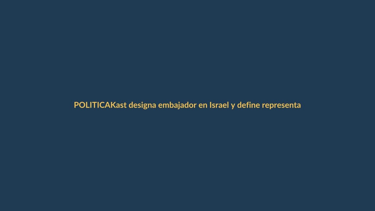 Kast designa embajador en Israel y define representantes para Ecuador, Países Bajos y el Vaticano