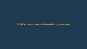 La «guerra interna» de Daniel Noboa: ¿Qué significa para Ecuador?