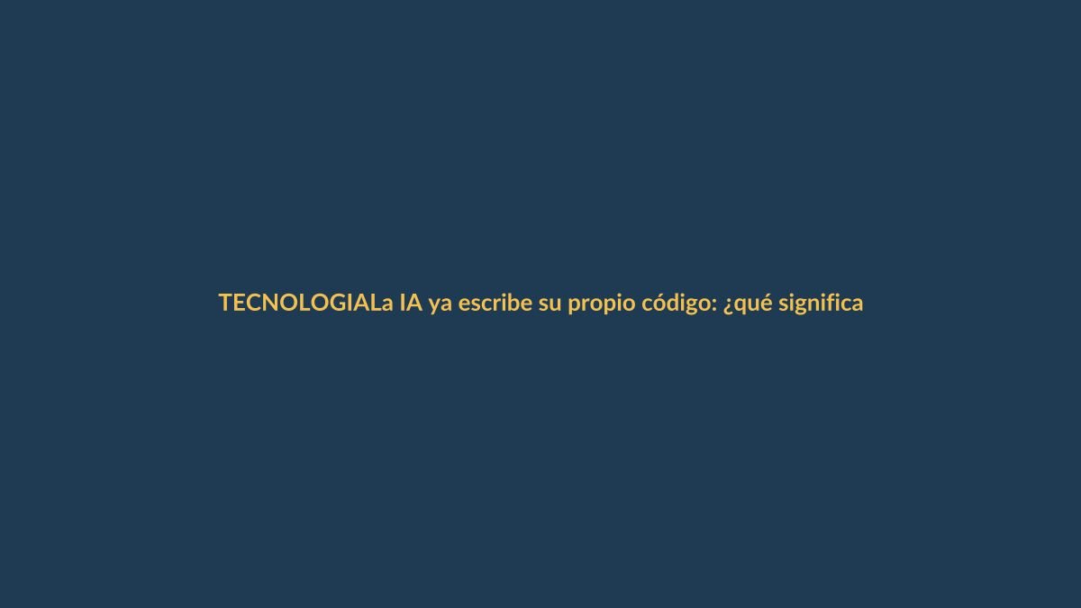 La IA ya escribe su propio código: ¿qué significa para Ecuador?