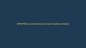La increíble historia de Maja Chwalinska, finalista de Roland Garros que desafía las estadísticas