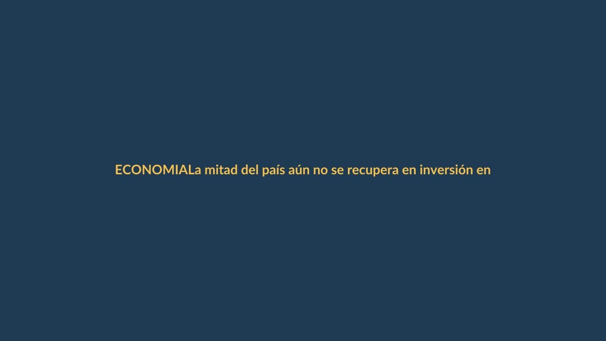 La mitad del país aún no se recupera en inversión en ciencia