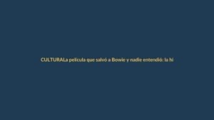 La película que salvó a Bowie y nadie entendió: la historia detrás de ‘The Man Who Fell to Earth’