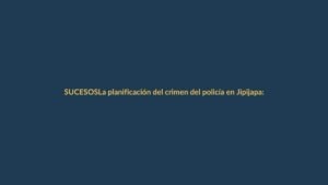 La planificación del crimen del policía en Jipijapa: una ejecución fría y calculada