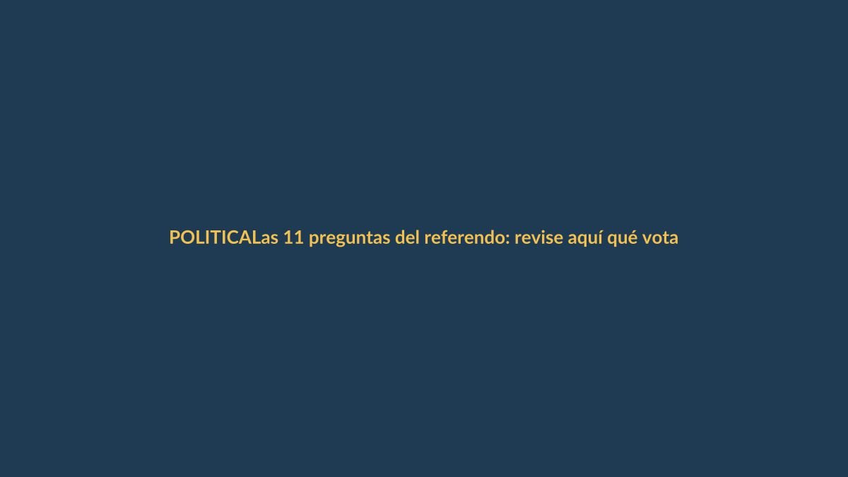 Las 11 preguntas del referendo: revise aquí qué votará Ecuador el 21 de abril