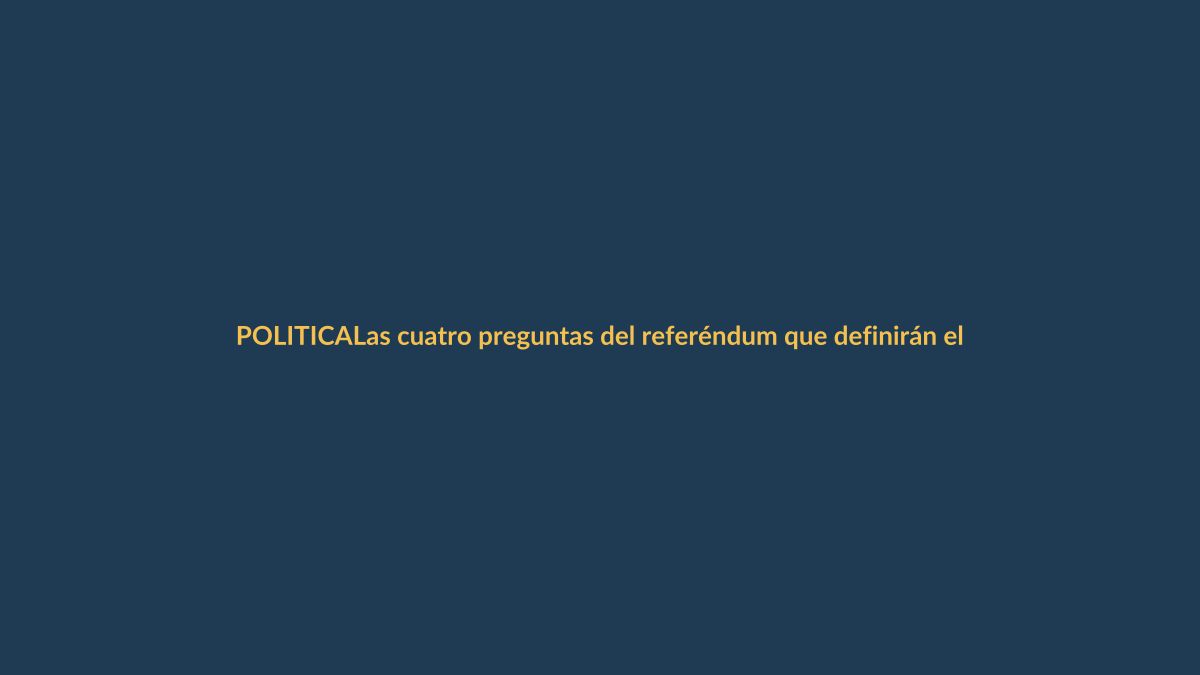 Las cuatro preguntas del referéndum que definirán el rumbo de Noboa