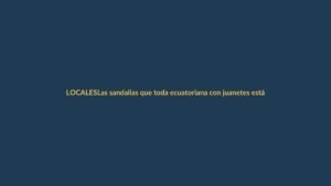 Las sandalias que toda ecuatoriana con juanetes está comprando (desde 16 euros)