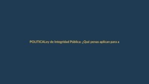 Ley de Integridad Pública: ¿Qué penas aplican para adolescentes en Ecuador?