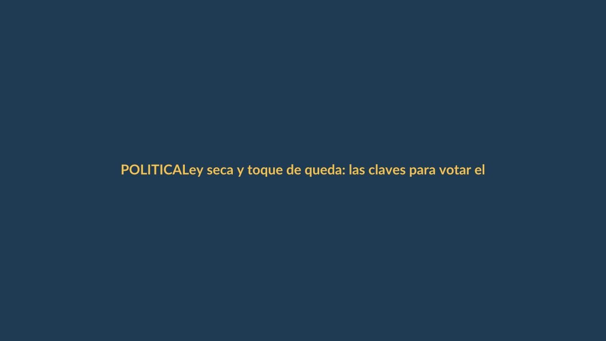Ley seca y toque de queda: las claves para votar el 8 de marzo en Ecuador